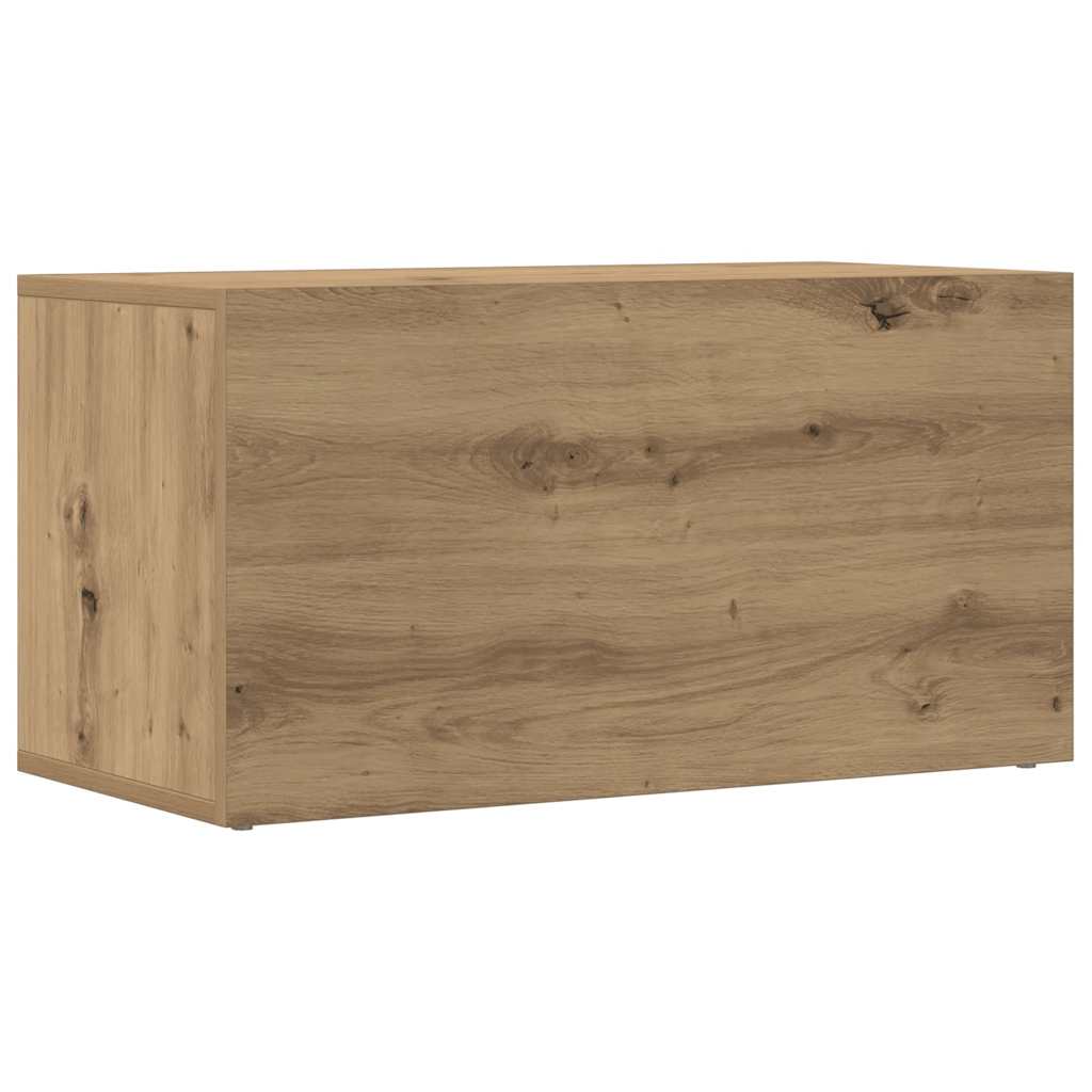 LP Storage Box Artisan Oak 69.5x34x36 cm Engineered Wood